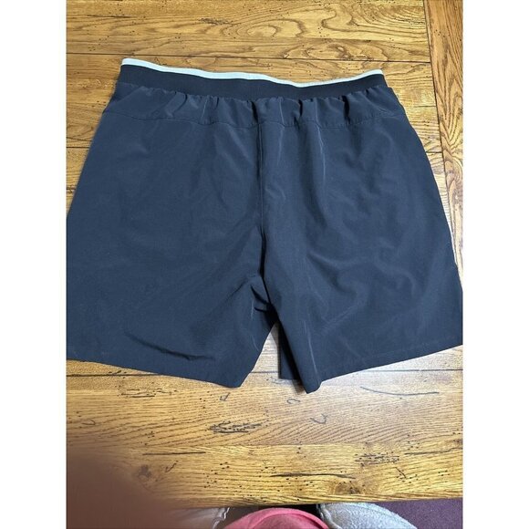 Fabletics Shorts Adult Sz XXLarge Fundamental Lined BlackWorkout Stretch Men S46 - Picture 8 of 9
